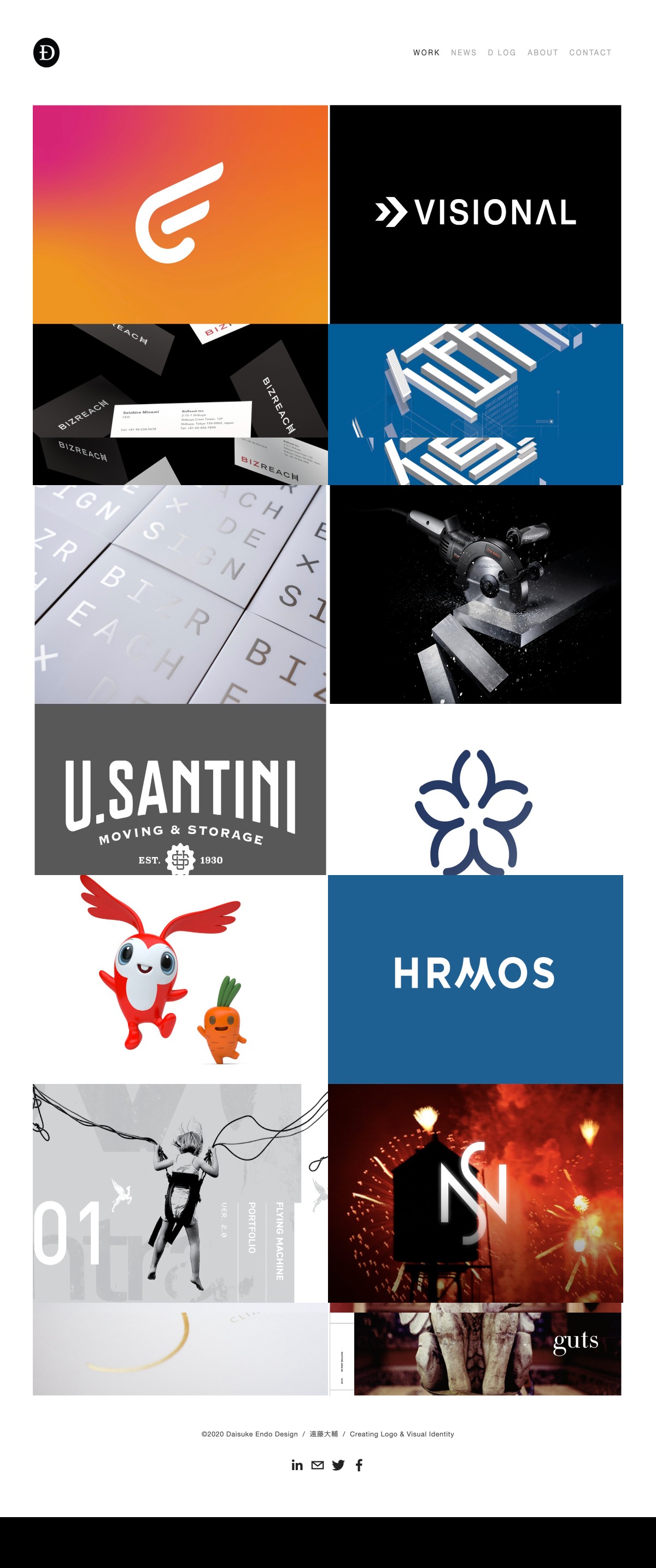 Daisuke Endo / Graphic Design Portfolio — DAISUKE ENDO DESIGN / Creating Logos & Visual Identities | DRAWWWERS