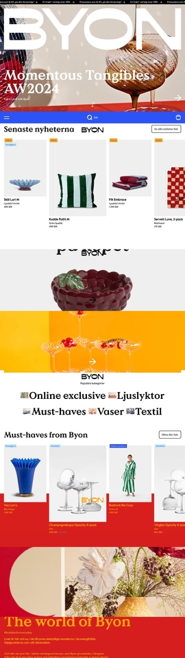 Heminredning från Byon | Inredningsdetaljer till ditt hem | Byon | DRAWWWERS