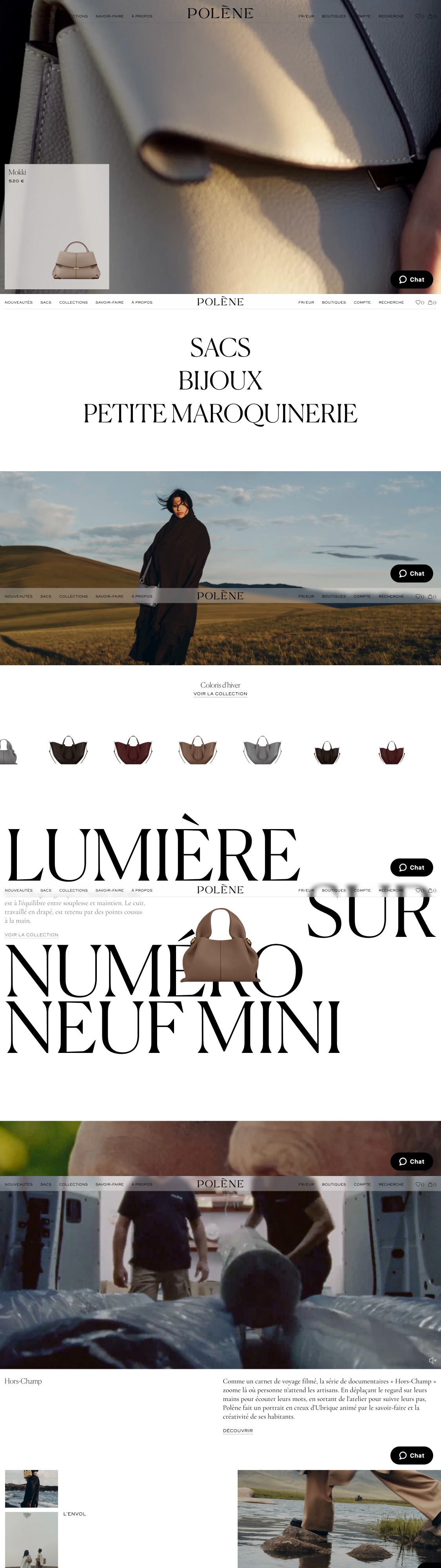 Polène - Maison de Maroquinerie Parisienne | E-shop | DRAWWWERS