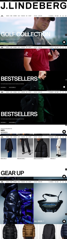 J.Lindeberg UK | Bridging Sport & Fashion | Shop the Official Website | DRAWWWERS