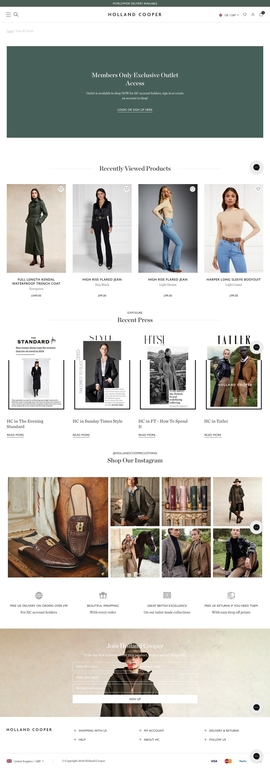 Shop All Outlet – Holland Cooper ® | DRAWWWERS