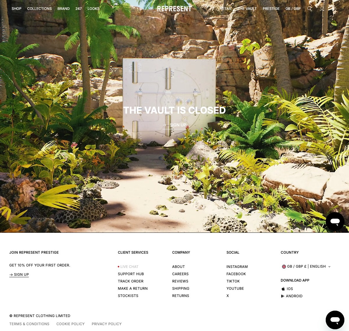 The Vault | REPRESENT CLO | DRAWWWERS