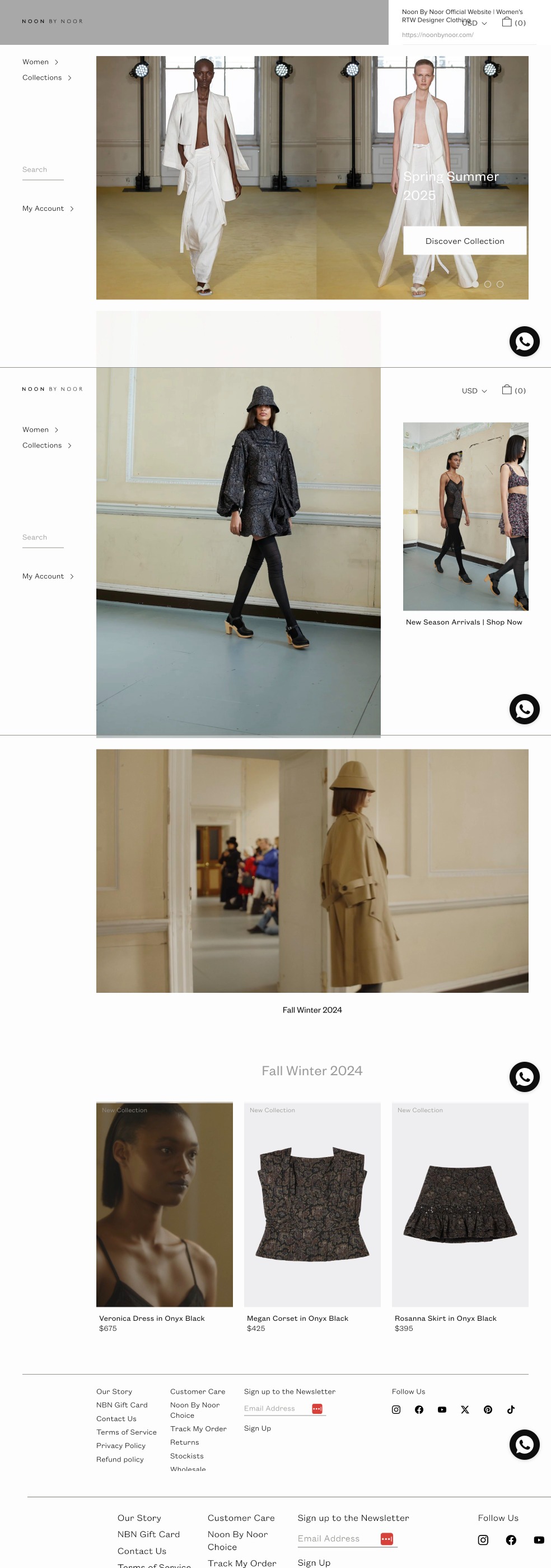 Noon By Noor Official Website | Women's RTW Designer Clothing | DRAWWWERS