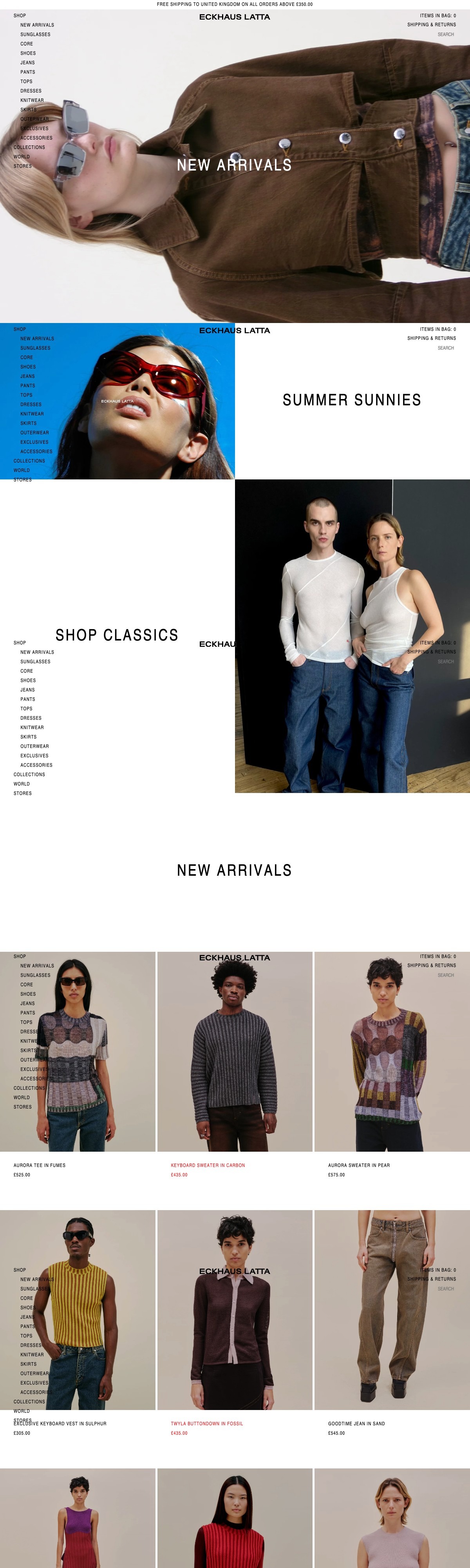 Shop Eckhaus Latta ‐ ECKHAUS LATTA | DRAWWWERS