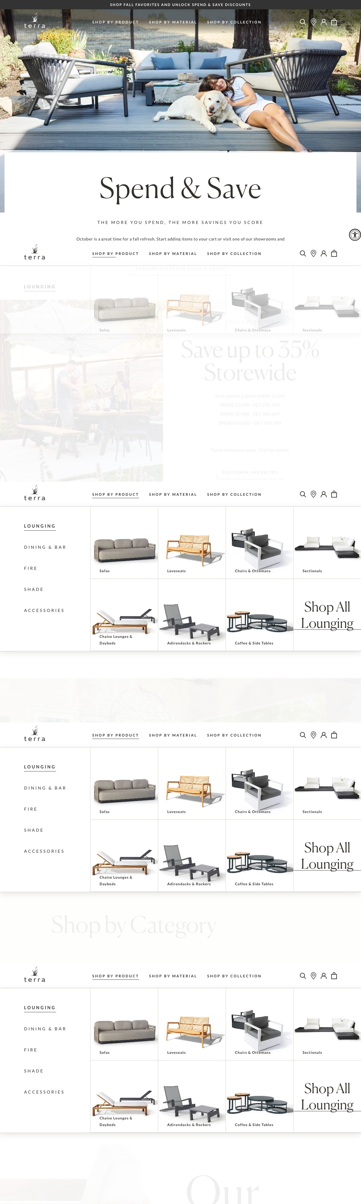 Contemporary Outdoor Patio Furniture | Terra Outdoor Living | DRAWWWERS