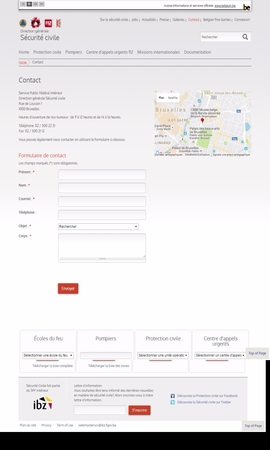 Contact | Sécurité civile | DRAWWWERS