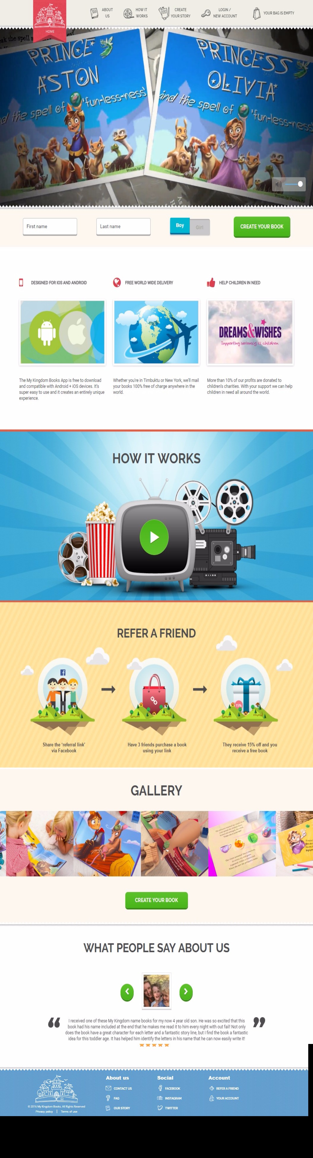 Personalized Children’s Story Books | My Kingdom Books | DRAWWWERS