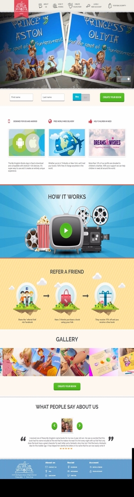 Personalized Children’s Story Books | My Kingdom Books | DRAWWWERS