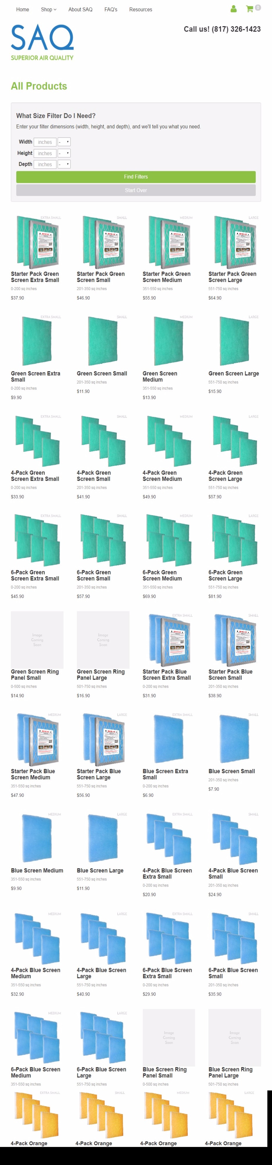 All Products | Superior Air Quality | DRAWWWERS