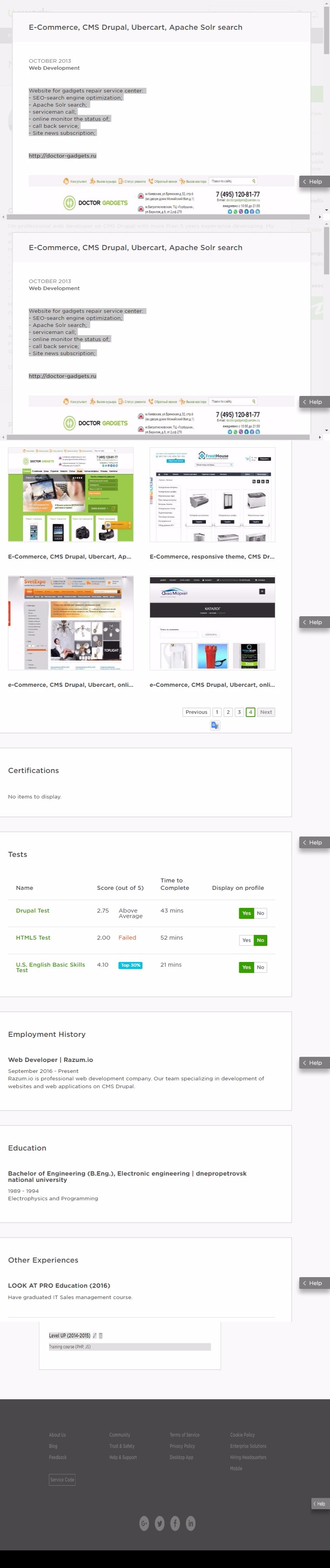 Vladislav Velichkovsky - Drupal web developer - Upwork Freelancer from Dnipro, Ukraine | DRAWWWERS