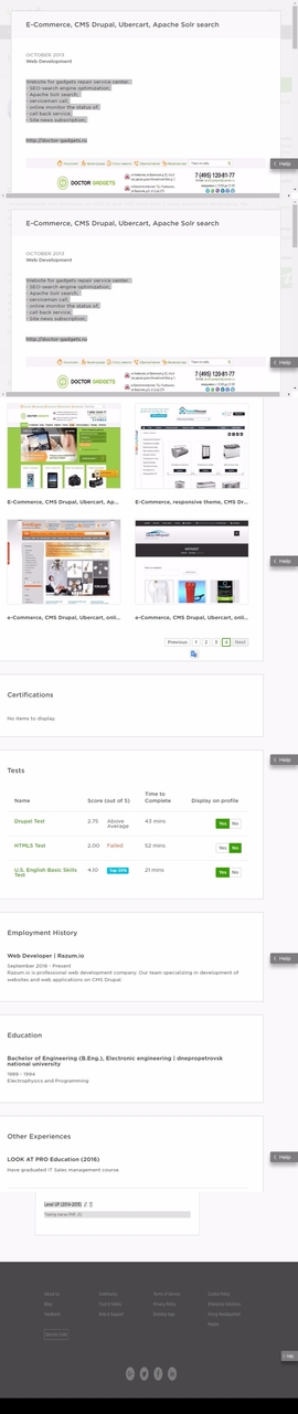 Vladislav Velichkovsky - Drupal web developer - Upwork Freelancer from Dnipro, Ukraine | DRAWWWERS