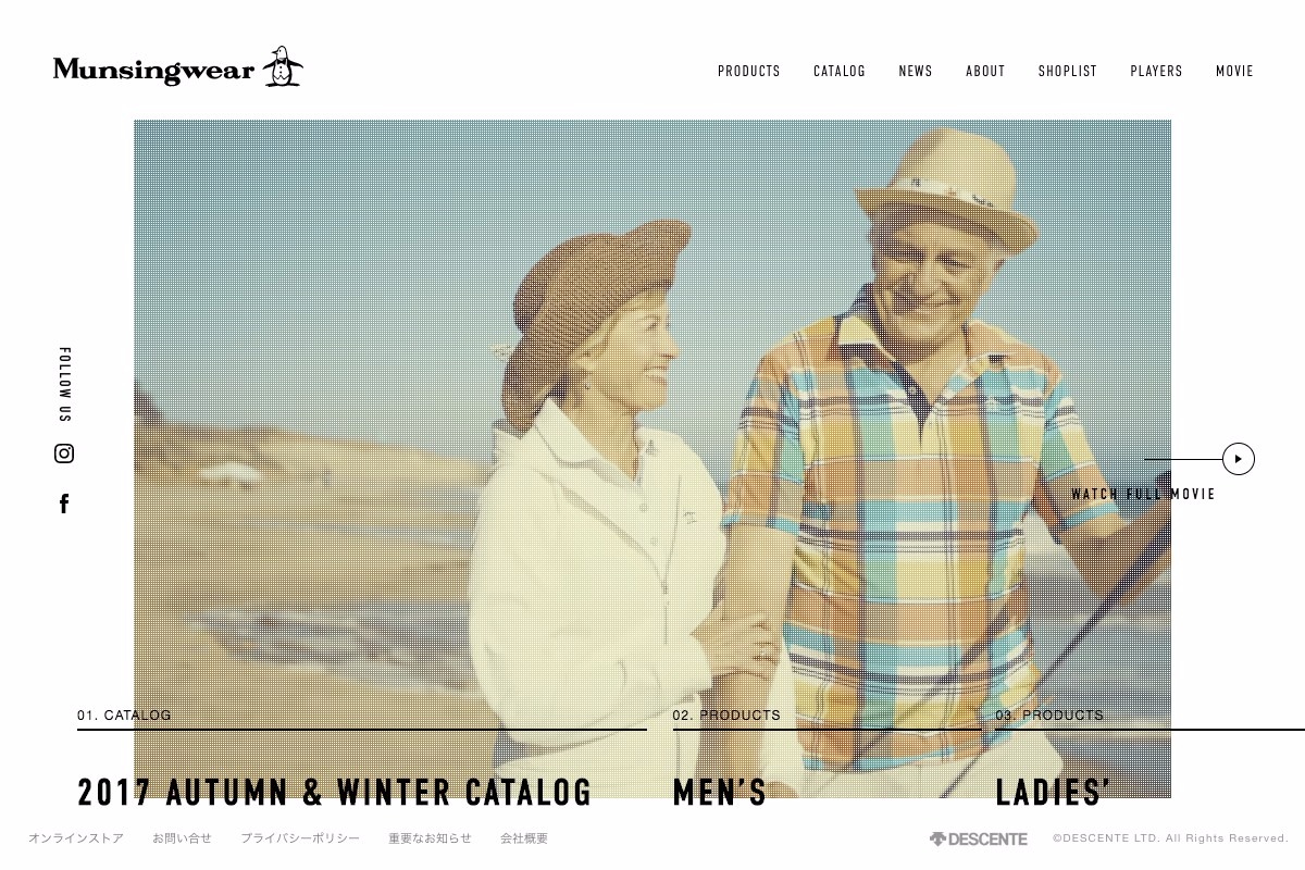 Munsingwear｜マンシングウェア オフィシャルサイト | DRAWWWERS