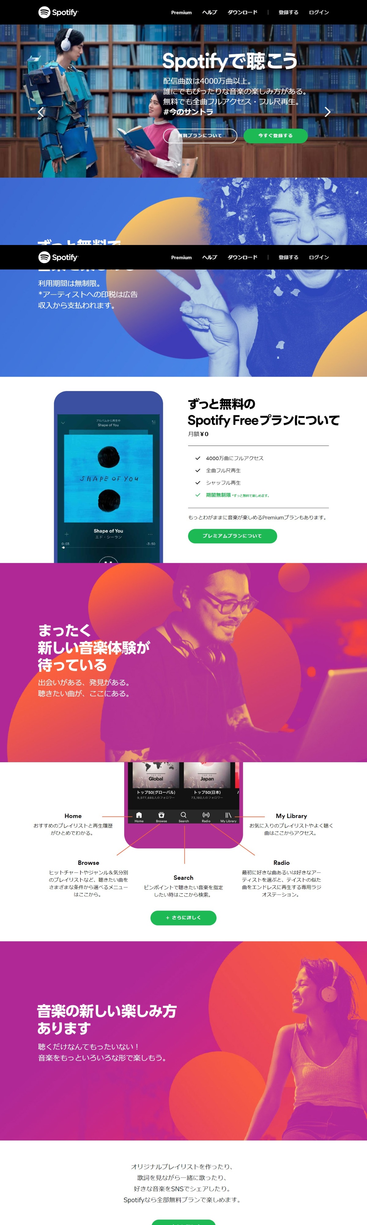 音楽発見サービス - Spotify | DRAWWWERS