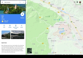 Bled - Google Maps | DRAWWWERS