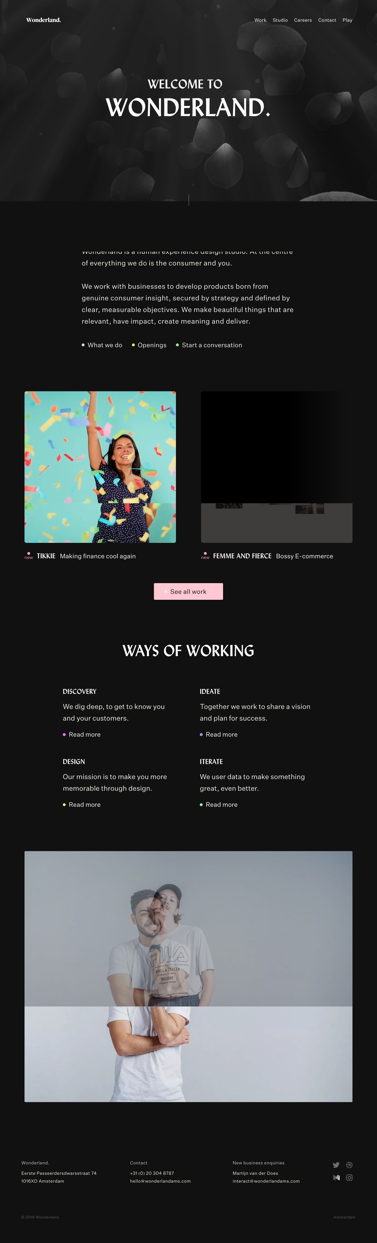 Wonderland. - Human Experience Design Studio in Amsterdam | DRAWWWERS