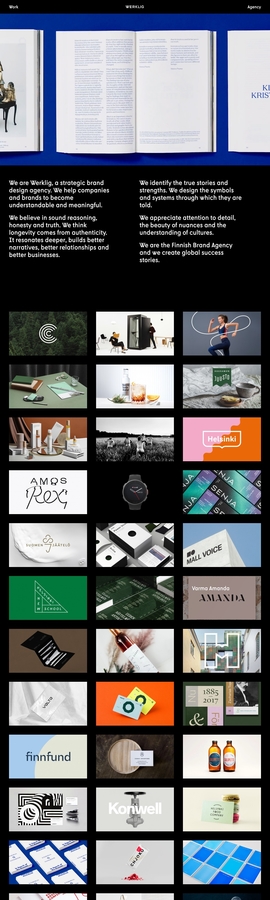 Werklig - A brand design agency from Helsinki | DRAWWWERS