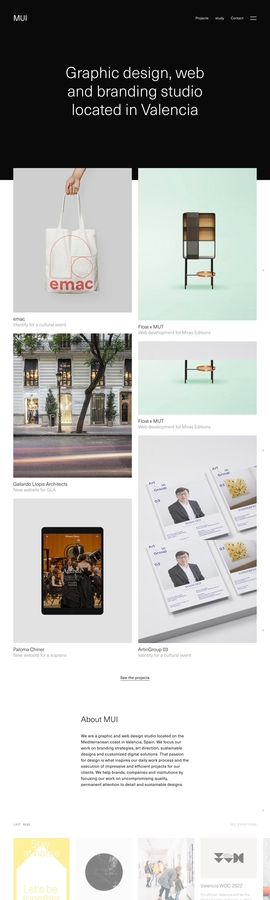 MUI STUDIO - Diseño gráfico, branding y diseño web en Valencia | DRAWWWERS