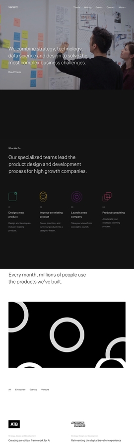 Versett – A leading consulting firm specialized in digital transformation, working globally, with offices in Toronto and Calgary | DRAWWWERS