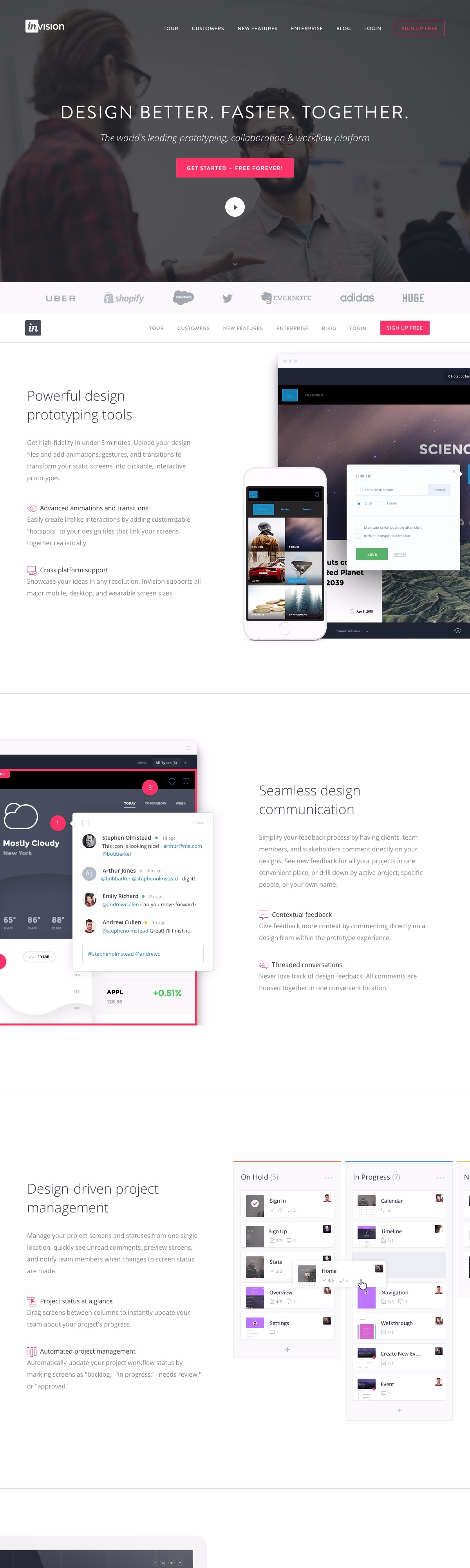 Free Web & Mobile Prototyping (Web, iOS, Android) and UI Mockup Tool | InVision | DRAWWWERS