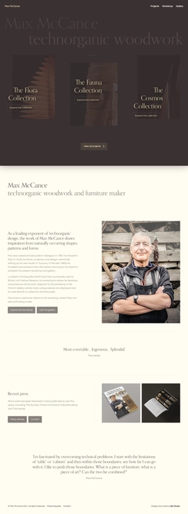 Max McCance – Technorganic woodwork and furniture | DRAWWWERS