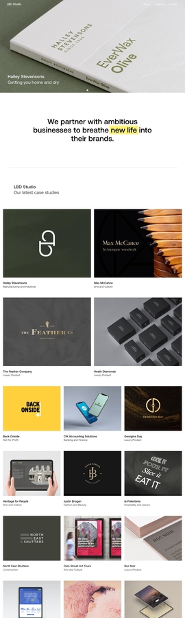LBD Studio – An independent design and brand development practice | DRAWWWERS