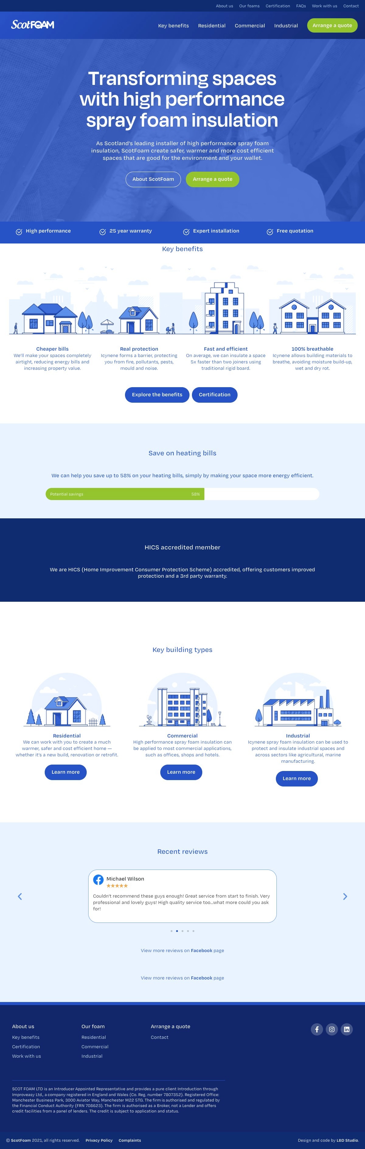 ScotFoam — high performance spray foam insulation | DRAWWWERS